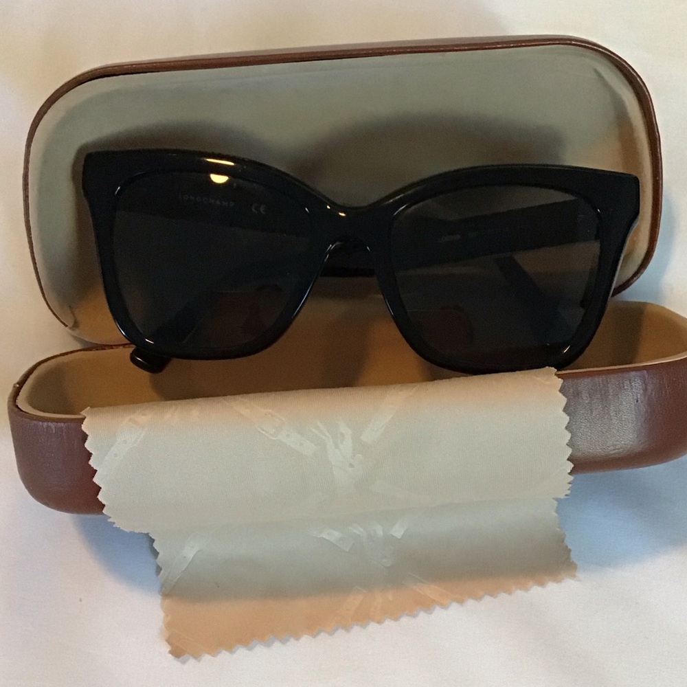 Longchamp Brown Sunglasses Case